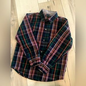 Nautica Tartan Boys Shirt Size 7